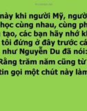 Bài giảng Kỹ năng giao tiếp và Giao tiếp trong Y khoa