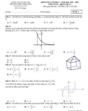 Đề thi học kì 1 môn Toán lớp 12 năm 2021-2022 - Trường THPT Vĩnh Linh
