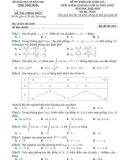 Đề thi KSCL môn Toán lớp 12 năm 2022-2023 có đáp án - Sở GD&ĐT Ninh Bình