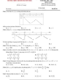Đề thi thử tốt nghiệp THPT môn Toán năm 2022-2023 (Lần 1) - Trường THPT chuyên Nguyễn Trãi, Hải Dương