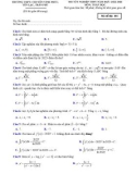 Đề thi thử tốt nghiệp THPT môn Toán năm 2022-2023 có đáp án - Cụm trường THPT chuyên Vĩnh Phúc