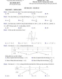 Đề thi thử tốt nghiệp THPT môn Toán năm 2022-2023 có đáp án - Trường THPT Hoài Đức A