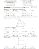 Đề thi thử tốt nghiệp THPT môn Toán năm 2022-2023 có đáp án - Trường THPT Đào Sơn Tây