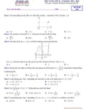 Đề thi KSCL môn Toán lớp 12 năm 2022-2023 (Lần 3) - Trường THPT Kim Liên
