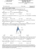Đề thi học sinh giỏi cấp cơ sở môn Toán lớp 12 năm 2022-2023 - Cụm THPT huyện Tân Yên