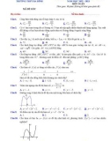 Đề thi KSCL thi tốt nghiệp THPT môn Toán 2022-2023 (Lần 2) - Trường THPT Ba Đình, Thanh Hóa