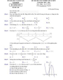 Đề thi thử tốt nghiệp THPT môn Toán năm 2022-2023 có đáp án - Sở GD&ĐT Nam Định