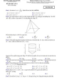 Đề thi tốt nghiệp THPT môn Toán năm 2022 - Trường THPT Ngô Quyền, Hải Phòng