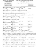 Đề thi học kì 2 môn Toán lớp 12 năm 2022-2023 - Sở GD&ĐT Quảng Nam