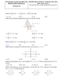 Đề thi học kì 2 môn Toán lớp 12 năm 2021-2022 có đáp án - Trường THPT Ngô Gia Tự, Phú Yên
