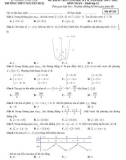 Đề thi học kì 2 môn Toán lớp 12 năm 2021-2022 có đáp án - Trường THPT Nguyễn Huệ, Đắk Lắk