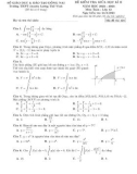 Đề thi giữa học kì 2 môn Toán lớp 12 năm 2022-2023 có đáp án - Sở GD&ĐT Đồng Nai