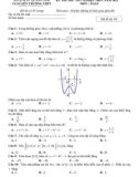 Đề thi thử tốt nghiệp THPT môn Toán năm 2023 - Cụm liên trường THPT tỉnh Quảng Nam