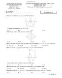 Đề thi KSCL môn Toán lớp 12 năm 2022-2023 - Sở GD&ĐT Hà Nội