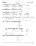 Bộ đề cơ bản ôn thi THPT Quốc gia môn Toán có đáp án và lời giải