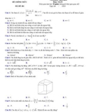 Đề thi học sinh giỏi môn Toán lớp 12 năm 2022-2023 có đáp án - Trường THPT Yên Định 1, Thanh Hóa