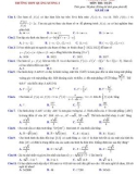 Đề thi KSCL học sinh giỏi cấp tỉnh môn Toán lớp 12 năm 2022-2023 có đáp án - Trường THPT Quảng Xương 2, Thanh Hóa