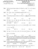 Đề thi KSCL học sinh giỏi môn Toán lớp 12 năm 2022-2023 có đáp án (Lần 1) - Trường THPT Cẩm Thủy 1