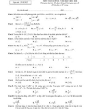 Đề thi KSCL học sinh giỏi môn Toán lớp 12 năm 2022-2023 có đáp án (Lần 1) - Trường THPT Đông Sơn 1