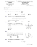 Đề thi KSCL học kì 2 môn Toán lớp 12 năm 2022-2023 - Sở GD&ĐT Nam Định