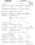 Đề thi thử tốt nghiệp THPT môn Toán năm 2022-2023 (Lần 2) - Liên trường THPT tỉnh Nghệ An