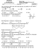 Đề thi thử tốt nghiệp THPT môn Toán năm 2022-2023 - Sở GD&ĐT Yên Bái