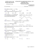 Đề thi thử tốt nghiệp THPT môn Toán năm 2022-2023 (Lần 1) - Trường THPT chuyên Đại học Vinh