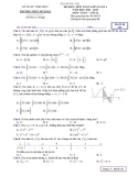 Đề thi KSCL môn Toán lớp 12 năm 2022-2023 (Lần 4) - Trường THPT Lê Xoay, Vĩnh Phúc