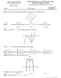 Đề thi học kì 1 môn Toán lớp 12 năm 2022-2023 - Trường THPT Gio Linh