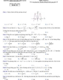 Đề thi KSCL môn Toán lớp 12 năm 2022-2023 (Lần 3) - Trường THPT Nguyễn Viết Xuân