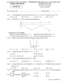 Đề thi thử tốt nghiệp THPT môn Toán năm 2022-2023 có đáp án (Lần 3) - Sở GD&ĐT Thái Bình
