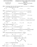 Đề thi KSCL môn Toán lớp 12 năm 2023 có đáp án - Sở GD&ĐT Hải Phòng