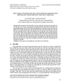 Thực trạng tích hợp giáo dục công nghệ cho trẻ mẫu giáo trên địa bàn thành phố Huế, tỉnh Thừa Thiên Huế