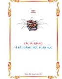 Các bài giảng về bất đẳng thức Toán học