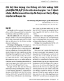 Giá trị tiên lượng của thông số chức năng thất phải (TAPSE, E/E’) trên siêu âm doppler tim ở bệnh nhân nhồi máu cơ tim cấp đã được can thiệp động mạch vành qua da