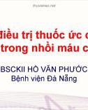 Bài giảng Tối ưu điều trị thuốc ức chế beta giao cảm trong nhồi máu cơ tim cấp - BSCKII. Hồ Văn Phước