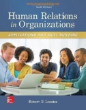 Applications and skill building of human relations in organizations (Tenth edition): Part 1