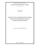 Luận văn Thạc sĩ Khoa học: Tính toán và tối ưu hóa điều kiện thực nghiệm trong phân tích RBS trên máy gia tốc HUS 5SDH-2 Tandem Pelletron