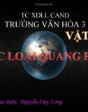 Bài giảng Vật lý 12 bài 26: Các loại quang phổ