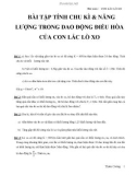 BÀI TẬP TÍNH CHU KÌ & NĂNG LƯỢNG TRONG DAO ĐỘNG ĐIỀU HÒA CỦA CON LẮC LÒ XO