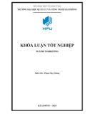 Khóa luận tốt nghiệp: Giải pháp thúc đẩy hoạt động Marketing mix tại Công ty TMCP Ngũ Phúc