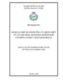 Khóa luận tốt nghiệp đại học ngành Kỹ thuật xét nghiệm y học: Đánh giá ảnh hưởng của dịch chiết từ cây hậu phác (Magnolia officinalis) lên dòng tế bào u thần kinh đệm C6