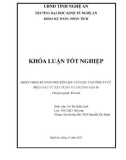 Khoá luận tốt nghiệp ngành Kế toán: Hoàn thiện kế toán nguyên liệu vật liệu tại Công ty cổ phần đầu tư xây dựng và thương mại 16