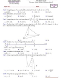 Đề thi thử tốt nghiệp THPT môn Toán năm 2022-2023 (Lần 2) - Sở GD&ĐT Nghệ An (Mã đề 121)