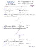 Đề thi thử tốt nghiệp THPT môn Toán năm 2023 có đáp án - Sở GD&ĐT Nghệ An