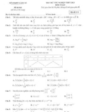 Đề thi thử tốt nghiệp THPT môn Toán năm 2022-2023 có đáp án - Sở GD&ĐT Lào Cai