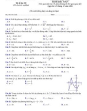 Đề thi thử tốt nghiệp THPT môn Toán năm 2022-2023 có đáp án (Lần 2) - Trường THPT Lương Tài số 2 (Mã đề 501)