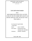 Sáng kiến kinh nghiệm THPT: Một số biện pháp nhằm nâng cao chất lượng ôn thi tốt nghiệp môn Lịch sử tại trường THPT Quỳ Châu, huyện Quỳ Châu, tỉnh Nghệ An