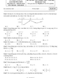 Đề thi thử tốt nghiệp THPT môn Toán năm 2022 có đáp án - Sở GD&ĐT Nghệ An (Mã đề 101)