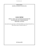 Giáo trình Thực tập lập kế hoạch kinh doanh (Ngành: Quản trị kinh doanh - Cao đẳng) - Trường Cao đẳng Xây dựng số 1